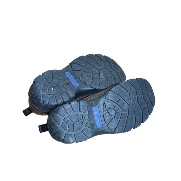 Lands End Women's All Weather Brown Leather Slip On Moc Comfort Shoes 7HM - Picture 4 of 4